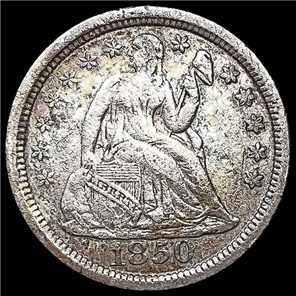 1850 Seated Liberty Dime CLOSELY UNCIRCULATED