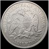 Image 2 : 1873 Arws Seated Liberty Half Dollar CLOSELY UNCIR