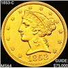 Image 1 : 1853-C $5 Gold Half Eagle CHOICE BU