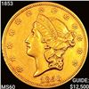 Image 1 : 1853 $20 Gold Double UNCIRCULATED