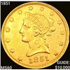 Image 1 : 1851 $10 Gold Eagle UNCIRCULATED