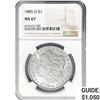 Image 1 : 1885-O Morgan Silver Dollar NGC MS67