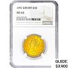 Image 1 : 1907 $10 Gold Eagle NGC MS63
