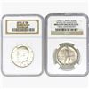 Image 1 : [2] Varied US Silver Coinage NGC PF/BU [1947, 1970