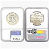 Image 2 : [2] Varied US Silver Coinage NGC PF/BU [1947, 1970