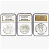 Image 1 : [3] Varied US Silver Coinage NGC PF70 UC [2004, 20