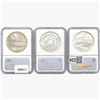 Image 2 : [3] Varied US Silver Coinage NGC MS70 [1992-D, 200