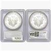 Image 2 : 1990-1991 [2] Silver Eagle PCGS PR69 DCAM