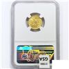 Image 2 : 1905 $2.50 Gold Quarter Eagle NGC MS65