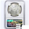 Image 2 : 1882 Morgan Silver Dollar NGC MS61 PL