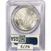 Image 2 : 1880-CC Rev 78 Morgan Silver Dollar PCGS MS62+