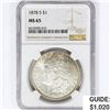 Image 1 : 1878-S Morgan Silver Dollar NGC MS65