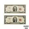 Image 1 : 1963 US $2 Legal Tender Notes (2 Items)