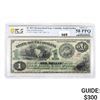 Image 1 : 1872 LG $1 S. Carolina Legal Tender Note PCGS Ch U