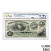 Image 1 : 1872 LG $1 S. Carolina Legal Tender Note PCGS Ch U