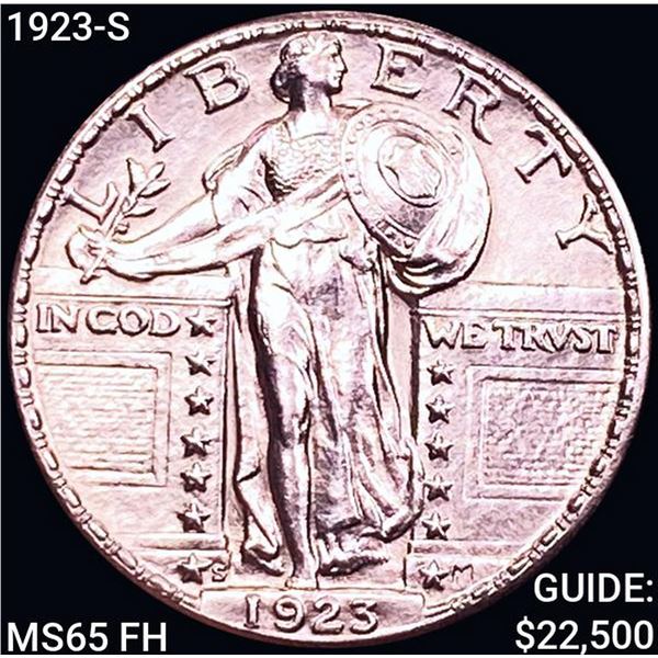 1923-S Standing Liberty Quarter GEM BU FH