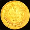 Image 2 : 1859-C Rare Gold Dollar UNCIRCULATED