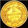 Image 2 : 1850-C Rare Gold Dollar CLOSELY UNCIRCULATED