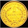 Image 2 : 1851-C Rare Gold Dollar UNCIRCULATED