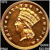 Image 1 : 1872 Rare Gold Dollar CHOICE PROOF