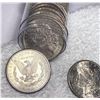 Image 2 : Pre 1921 20 Coin Roll Morgan Silver Dollars UNC