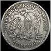 Image 2 : 1868-S Seated Liberty Half Dollar CLOSELY UNCIRCUL