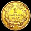 Image 2 : 1857 Rare Gold Dollar CLOSELY UNCIRCULATED