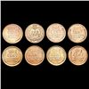 Image 2 : [8] RED US Type Cents [1904, 1918, 1918-D, 1919, 1