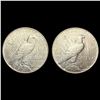 Image 2 : [2] 1935 Peace Silver Dollars CLOSELY UNCIRCULATED