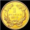 Image 2 : 1873 Rare Gold Dollar UNCIRCULATED