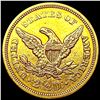 Image 2 : 1850 $2.50 Gold Quarter Eagle CLOSELY UNCIRCULATED