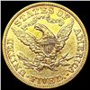 Image 2 : 1885 $5 Gold Half Eagle CLOSELY UNCIRCULATED