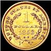 Image 2 : 1853 Rare Gold Dollar CLOSELY UNCIRCULATED