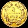 Image 2 : 1856 Slant 5 Rare Gold Dollar CLOSELY UNCIRCULATED