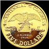 Image 2 : 1989-W US .25oz Gold $5 Commem GEM PROOF