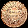 Image 2 : 1835 Classic Head Half Cent ABOUT UNCIRCULATED