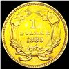 Image 2 : 1880 Rare Gold Dollar UNCIRCULATED