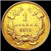 Image 2 : 1873 Open 3 Rare Gold Dollar HIGH GRADE