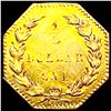 Image 2 : 1876 Octagonal California Gold Quarter UNCIRCULATE