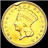 Image 1 : 1874 Rare Gold Dollar NEARLY UNCIRCULATED
