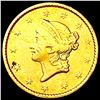 Image 1 : 1851 Rare Gold Dollar CLOSELY UNCIRCULATED