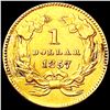 Image 2 : 1857 Rare Gold Dollar CLOSELY UNCIRCULATED