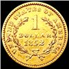 Image 2 : 1852 Rare Gold Dollar CLOSELY UNCIRCULATED