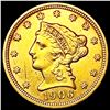 Image 1 : 1906 $2.50 Gold Quarter Eagle UNCIRCULATED