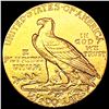 Image 2 : 1913 $2.50 Gold Quarter Eagle CLOSELY UNCIRCULATED