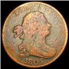 Image 1 : 1805 Draped Bust Half Cent NICELY CIRCULATED