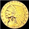 Image 1 : 1929 $2.50 Gold Quarter Eagle CHOICE AU