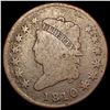 Image 1 : 1810 Classic Head Large Cent NICELY CIRCULATED