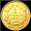 Image 2 : 1857 Rare Gold Dollar CLOSELY UNCIRCULATED