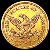 Image 2 : 1854 $2.50 Gold Quarter Eagle CLOSELY UNCIRCULATED